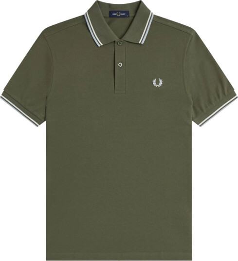 Fred Perry Herre Topper Grønn M,