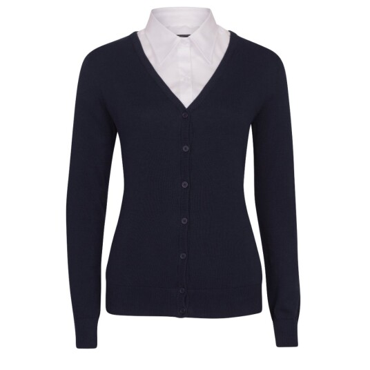 Tracker 3088 Lady Pima Cotton Cardigan Marineblå 1 stk STK-308805 XXL Tracker 3088 Lady Pima Cotton Cardigan Marineblå 1 stk STK-308805 XXL