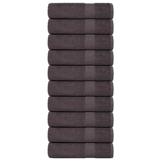Dusjhåndklær FROGN 10 stk antrasitt 70x140 cm 360 gsm Dusjhåndklær FROGN 10 stk antrasitt 70x140 cm 360 gsm
