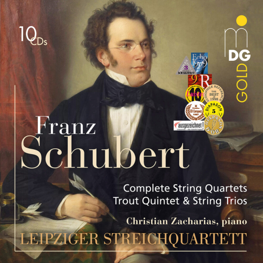 Leipziger Streichquartett  Schubert: Complete String Quartets & Trout Quintet  CD