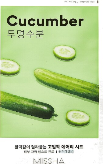 Missha Missha Airy Fit Sheet Mask Cucumber 19 G