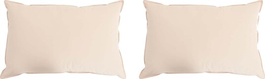 vidaXL Pute 2 pcs Beige 30 x 50 cm Kapok Fiber vidaXL Pute 2 pcs Beige 30 x 50 cm Kapok Fiber