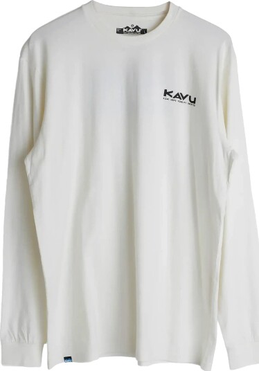 KAVU Ls Etch Art White XXL KAVU Ls Etch Art White XXL
