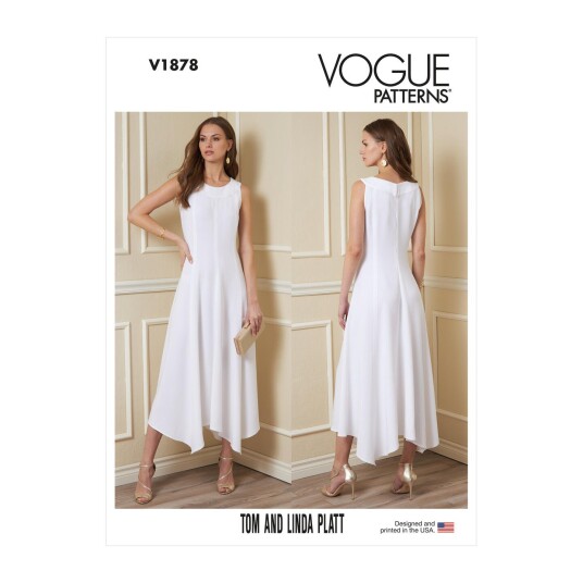 Vogue 1878 - Kjole E5 (14-16-18-20-22)