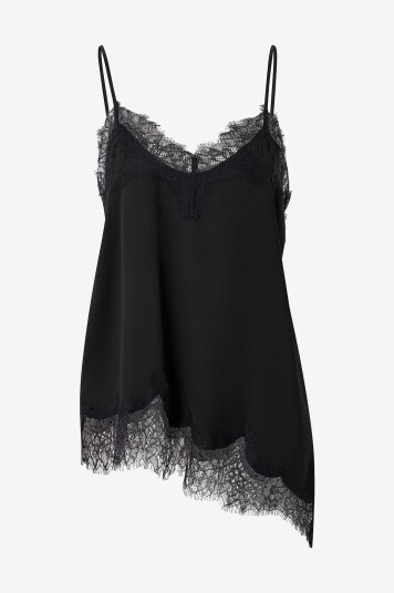 Second Female   Topp Lacia Strap Top   Svart