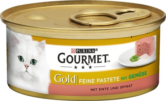 Gourmet Gold Fine Paté And & Spinat 24 X 85 G