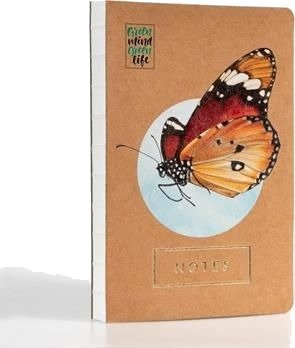 Notisbok Green Mind Green Life Butterfly Gml3