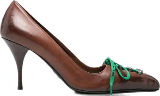 Prada Dame Sko Brun 37 EU,