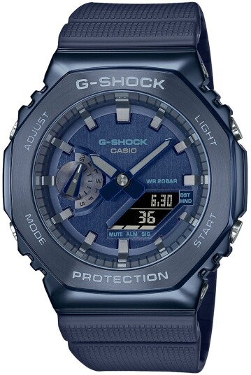 Casio Herreklokke GM 2100N 2AER G Shock Blå/Resinplast Ø44.4 mm