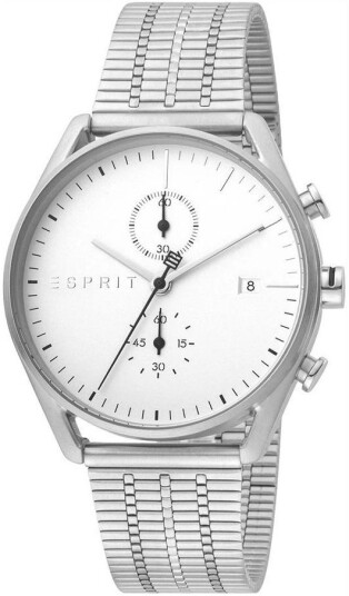 Esprit Herreklokke ES1G098M0055 Hvit/Stål Ø41 mm