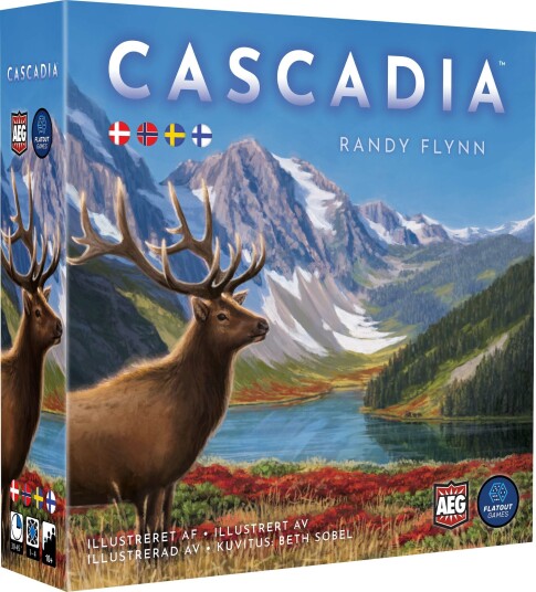 Asmodee Cascadia Nordic - Strategisk Barnespill med Pusleoppgaver Asmodee Cascadia Nordic - Strategisk Barnespill med Pusleoppgaver