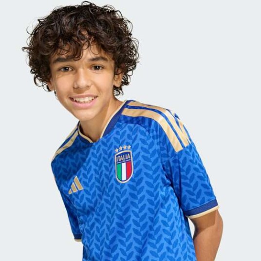 Adidas Italia 26 Hjemmedrakt Junior Bold Blue 164