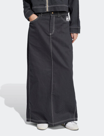 adidas Originals Aop Maxi Skirt - Black - 28"