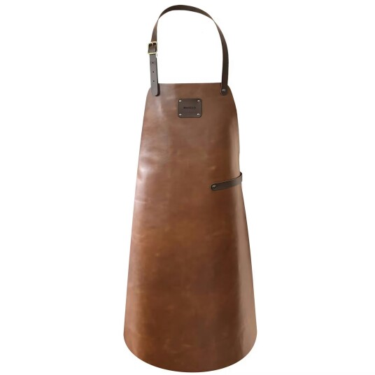 Mareld Leather Forkle Cognacfarget Forklær Skinn Konjakk MAR0251 Mareld Leather Forkle Cognacfarget Forklær Skinn Konjakk MAR0251