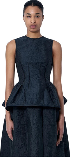 Cecilie Bahnsen Dame Topper Svart M, Cecilie Bahnsen Dame Topper Svart M,