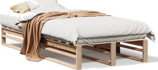 Sengeramme uten madrass 90x190 cm heltre furu 8721102853357 Sengeramme uten madrass 90x190 cm heltre furu 8721102853357