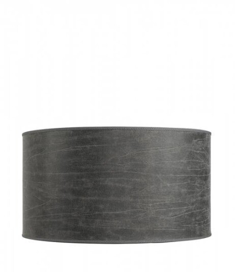 Artwood Shade Cylinder Leather Grey - Large Artwood Shade Cylinder Leather Grey - Large