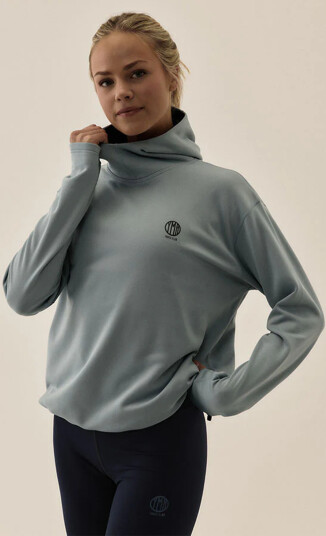 YMR Track Club Åsunden Ladies Oversized Hoodie Blå L