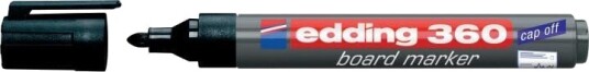 Edding 360 Whiteboard-tusj 1,5-3 Mm Bred Svart Edding 360 Whiteboard-tusj 1,5-3 Mm Bred Svart