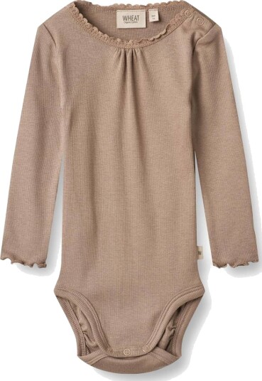 Wheat Rib Body Lotta Soft Brown (80 / 1 år)