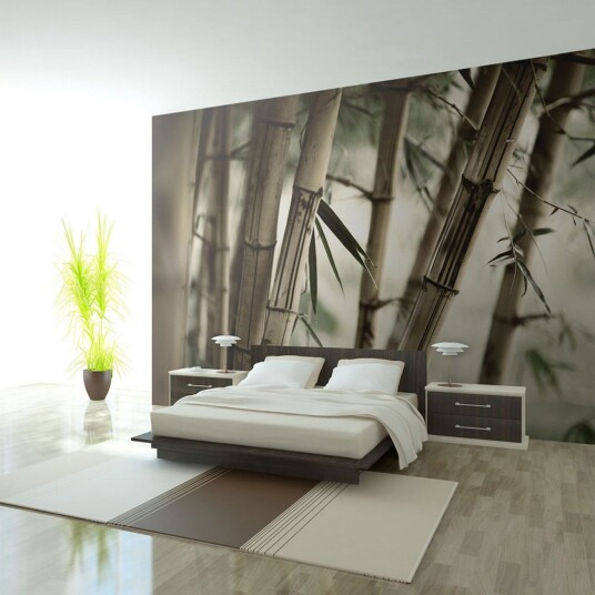 Fototapet Fog And Bamboo Forest 450x270 - Artgeist sp. z o. o.