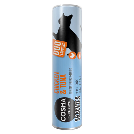 Cosma Økonomipakke Snackies Duo 5 X Kyllingbryst & Tunfisk (130 G)