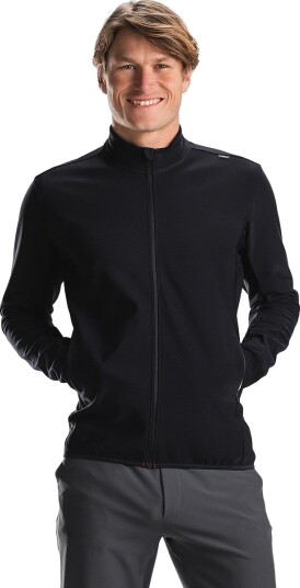 FUSION Recharge Full Zip Trøye Herre Svart 2XL