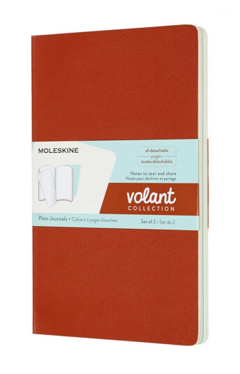 Notatbok Moleskine Volant 2pk L Blank