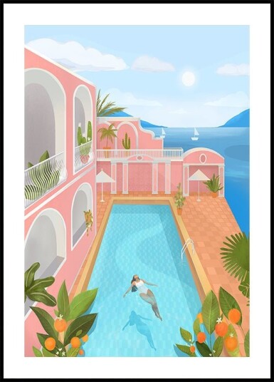 Summer Zen Poster Plakat / 21x30cm