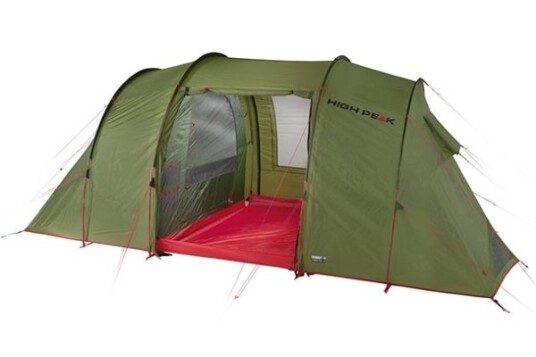 High Peak Goose 4 Camping Hard Ramme Tunell Telt 4 PersonEr 7,9 Kg Grønn Rød