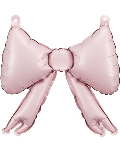 Partydeco 5 stk Rosa Sløyfe Folieballong 25.5x25 cm