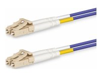 Lanview - Koblingskabel - LC/UPC (hann) til LC/UPC (hann) - 10 m - fiberoptisk - dupleks - 50 / 125 mikroner - OM4 - halogenfri, 10 Gigabit ethernet, 100 Gigabit ethernet, 40 Gigabit ethernet - purpur