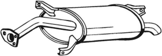 Bakre eksospotte BOSAL 177-001 Bakre eksospotte BOSAL 177-001