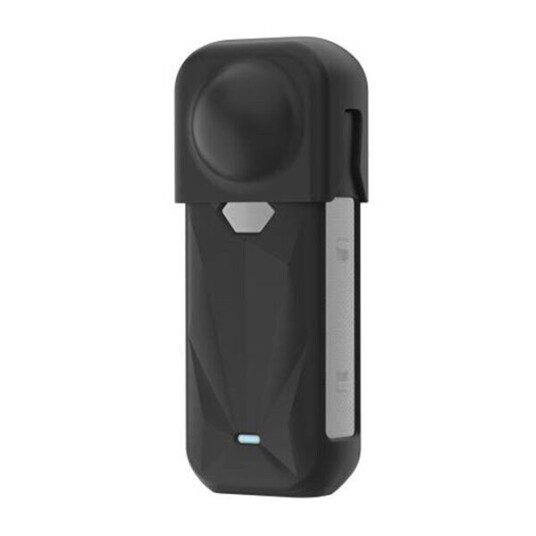 PULUZ beskyttelsesveske i silikon med objektivdeksel for Insta360 X5 (svart)