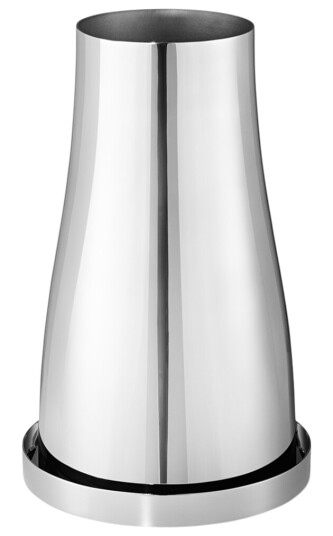Georg Jensen Terra blomsterkrukke vendbar stål Ø18,3 eller 12,3 cm Georg Jensen Terra blomsterkrukke vendbar stål Ø18,3 eller 12,3 cm