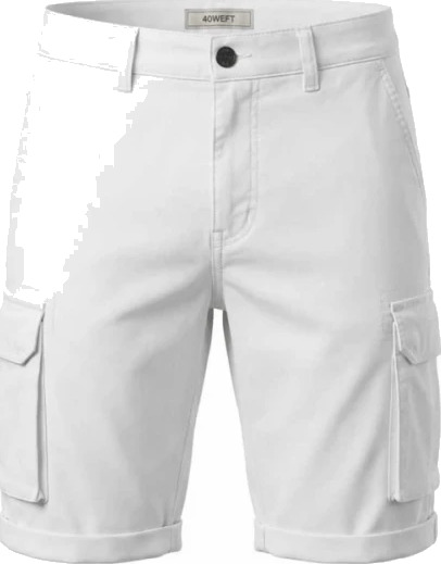 40Weft Herre Shorts Hvit S, 40Weft Herre Shorts Hvit S,