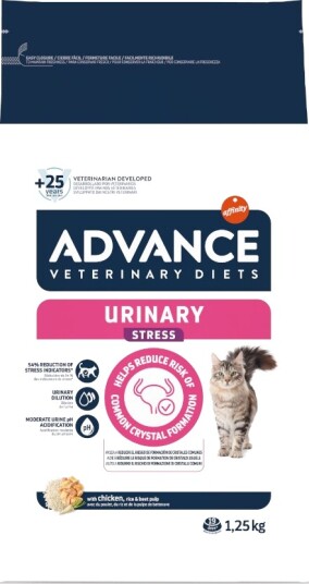 Affinity Advance Veterinary Diets Tørrfôr Veterinary Urinary Affinity Diets Stress 2 X 1.25 kg