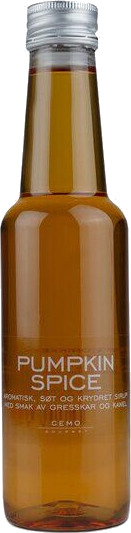 Cemo - Gourmet pumpkin spice sirup 250 ml Cemo - Gourmet pumpkin spice sirup 250 ml