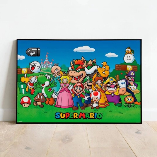 Super Mario Plakat Characters Lineup - 91,5 x 61 cm Super Mario Plakat Characters Lineup - 91,5 x 61 cm