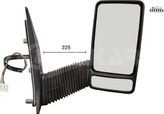 Sidespeil ALKAR 9216977 Sidespeil ALKAR 9216977