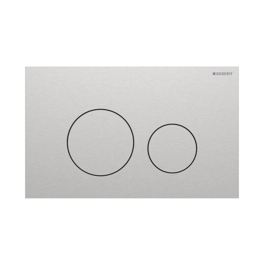 Geberit Sigma40 Rund Betjeningsplate Børstet Krom Geberit Sigma40 Rund Betjeningsplate Børstet Krom
