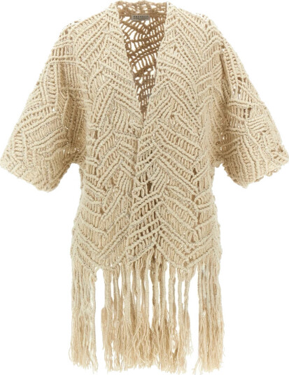 Brunello Cucinelli Dame Strikkevarer Beige M,