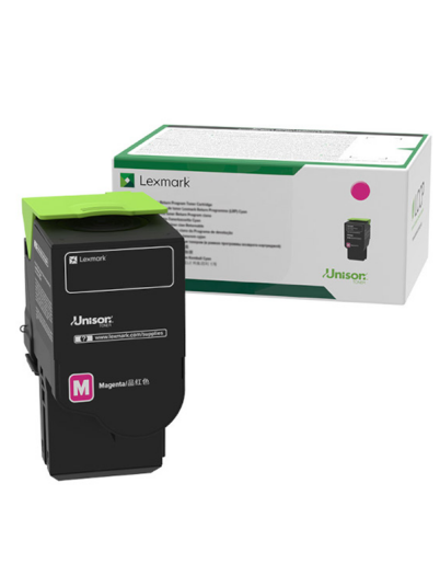Lexmark 78C2XM0 High Capacity Return Program Toner Magenta - Laser toner Rød Lexmark 78C2XM0 High Capacity Return Program Toner Magenta - Laser toner Rød