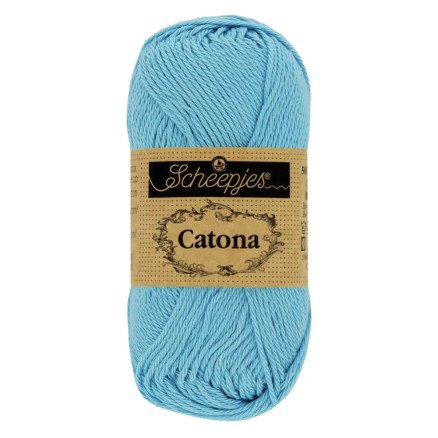 Scheepjes Catona Garn 510 Himmelblå - 25g
