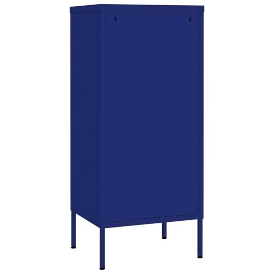 vidaXL Oppbevaringsskap marineblå 42,5x35x101,5 cm stål vidaXL Oppbevaringsskap marineblå 42,5x35x101,5 cm stål
