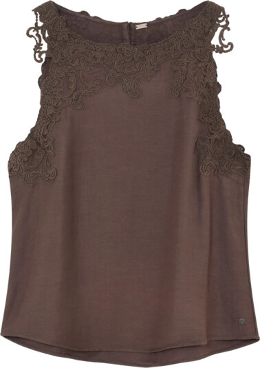 Gustav Dame Topper Brun 2XL,