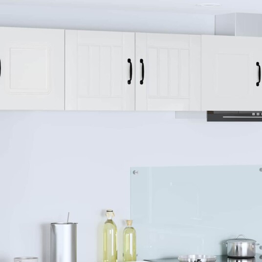  Kjøkkenskap Høyglanset hvit 80 x 31 x 40 cm Konstruert tre