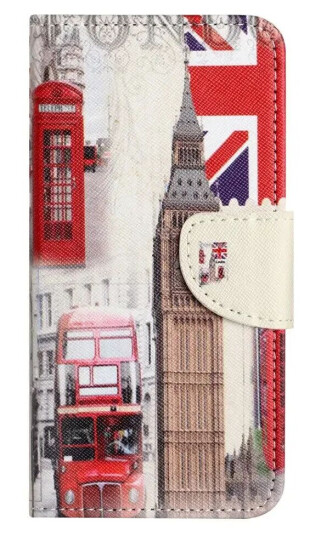 INCOVER Honor 90 Lite Kunstskinn Deksel m. Lommebok & Stativ - London Big Ben