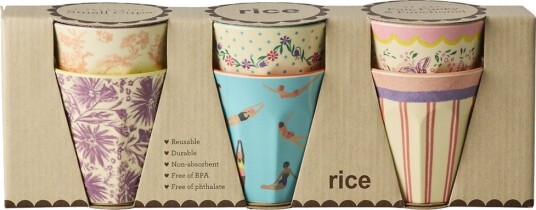 Rice Glory Days Melaminkopper for Barn 160ml 6 pk Rice Glory Days Melaminkopper for Barn 160ml 6 pk