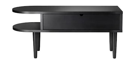 F24 Radius benk small svart